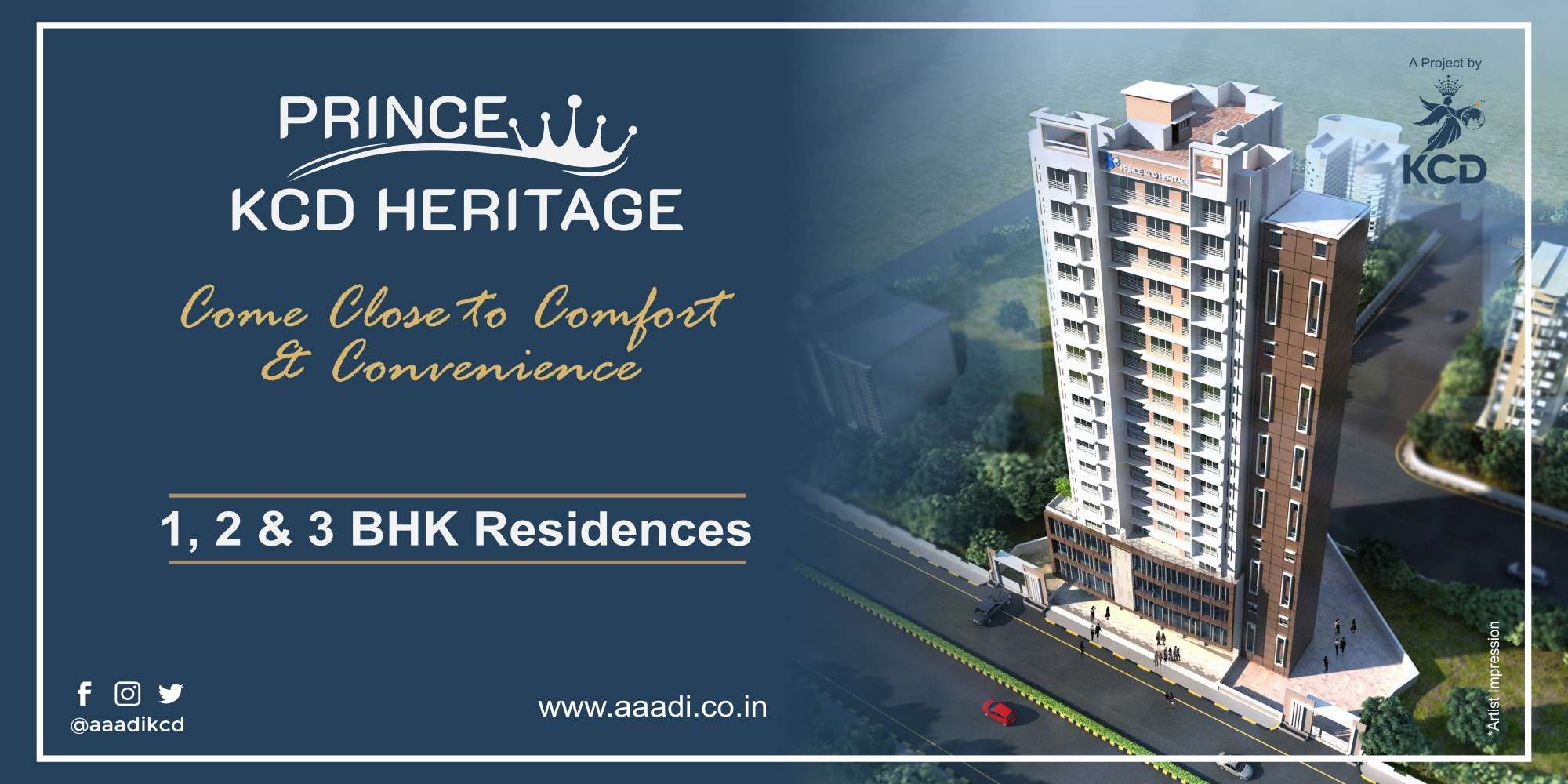 Prince KCD Heritage 1BHK, 2BHK & 3BHK For sale 