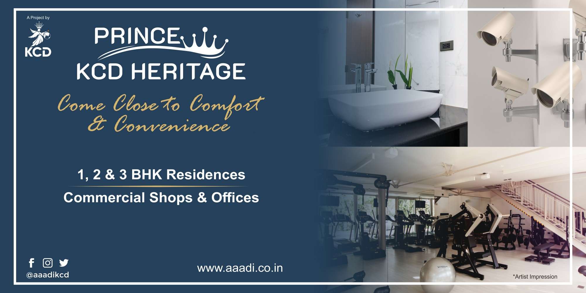 Prince KCD Heritage Residential Flats with modern amenities 