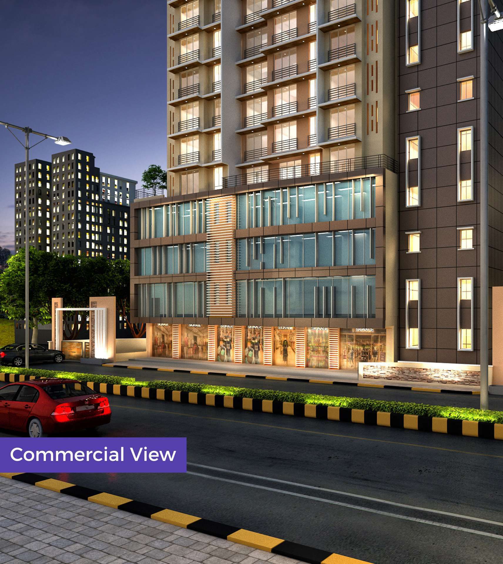 Prince KCD Heritage Goregaon East Commercial View 